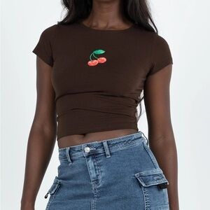 ARBOUR CHERRY TOP BROWN